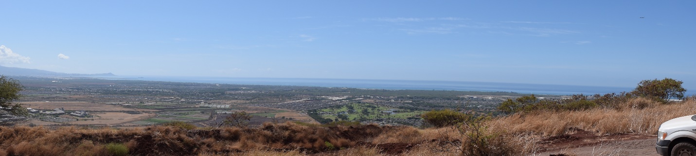 Panoramic view of Makakilo Quarry