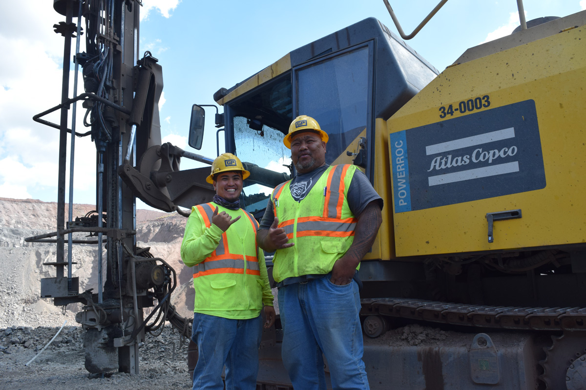 Grace Pacific employee at Makakilo Quarry