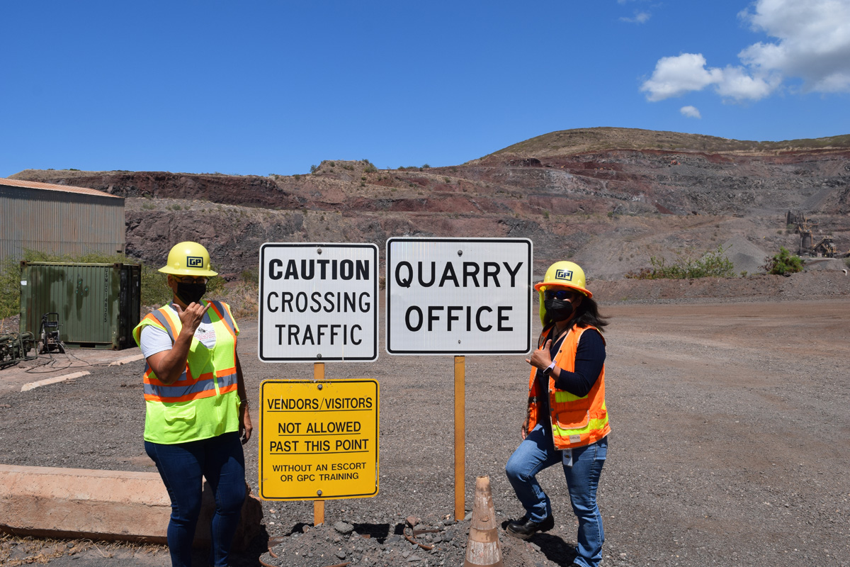 Grace Pacific employee at Makakilo Quarry