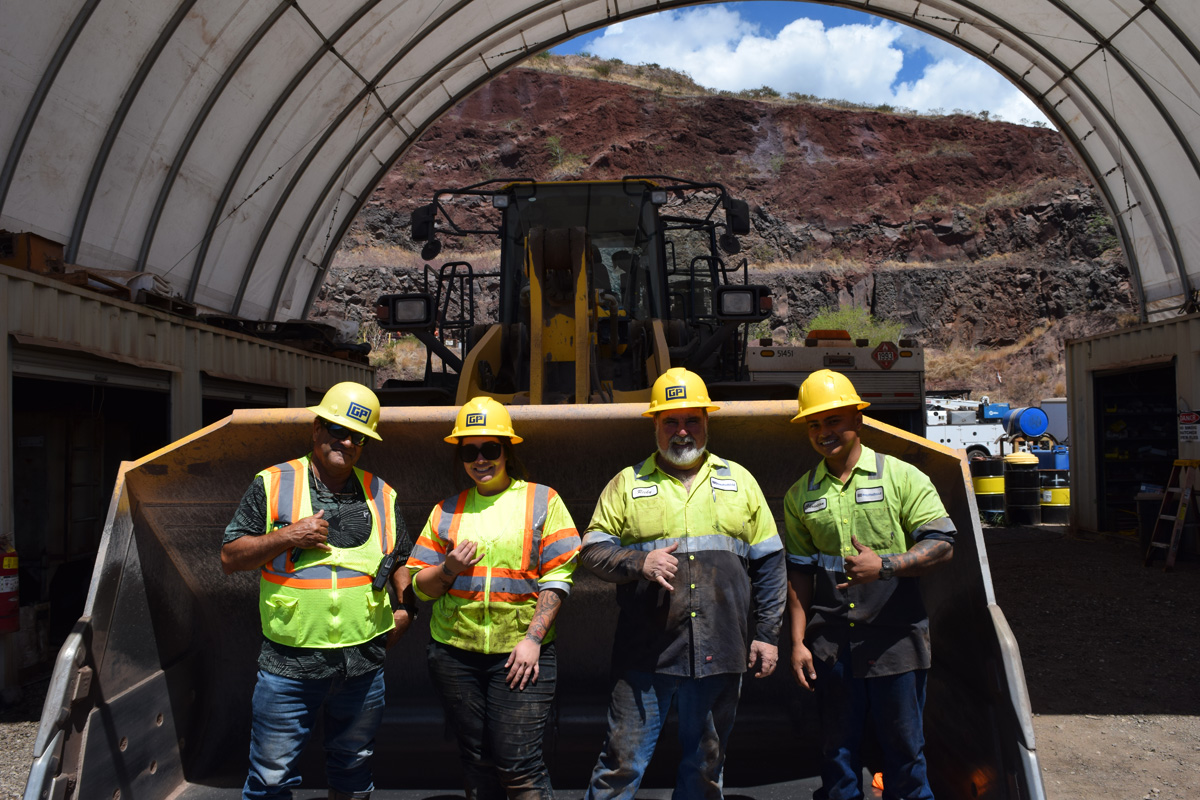 Grace Pacific employee at Makakilo Quarry